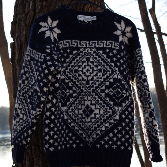 PURE WOOL | Hand Knit | Sweater - Picture 1 of 2